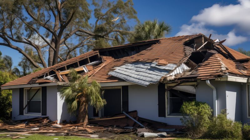 Damaged Roof Replacement in Middleburg, FL