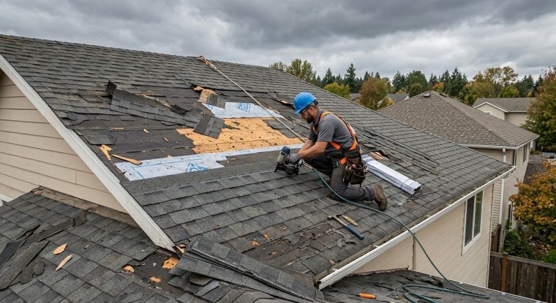 Damaged Roof Replacement in Orange Park, FL